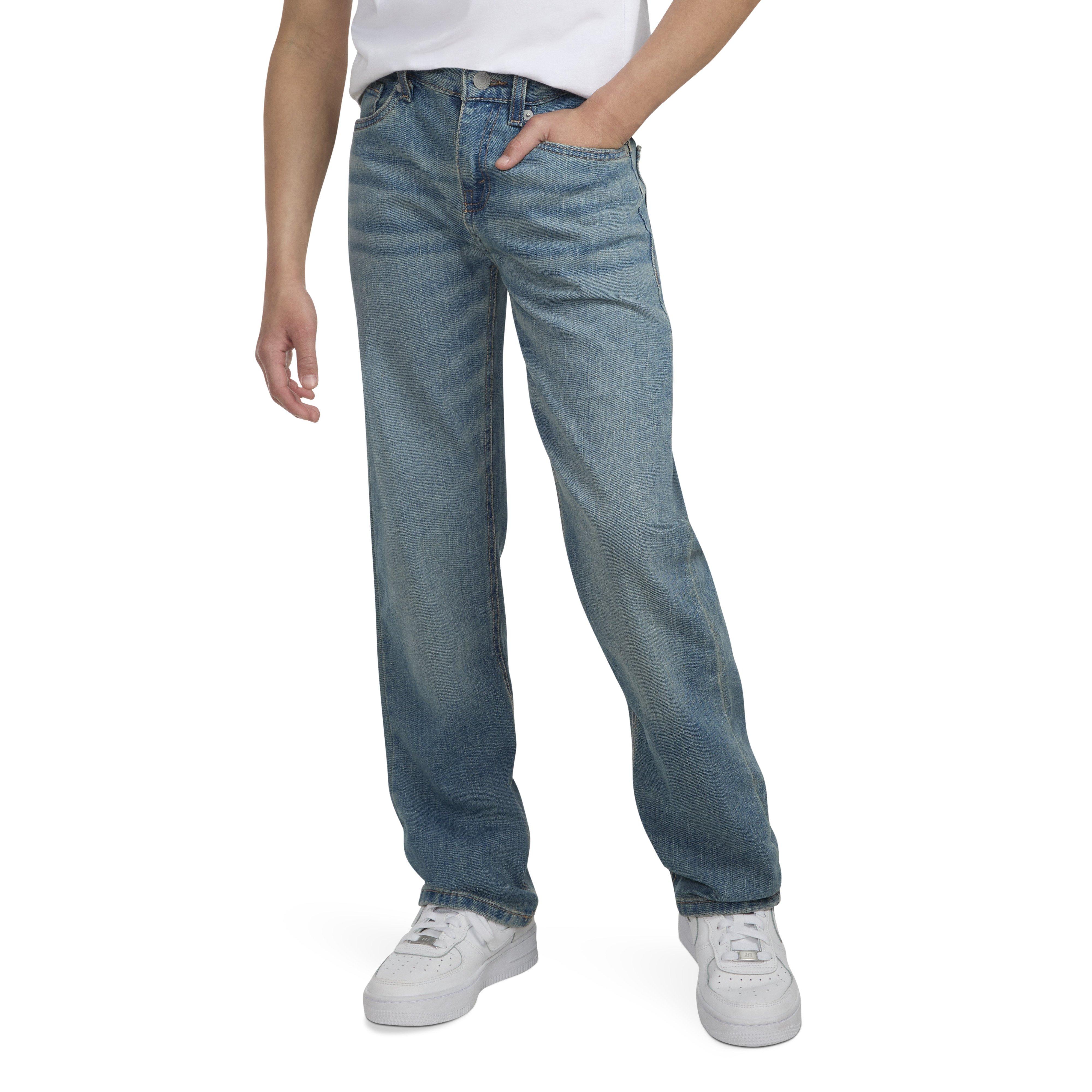Levi's Big Boys' 514 Straight Performance Classic Light Blue Wash Denim Jeans - LIGHT BLUE